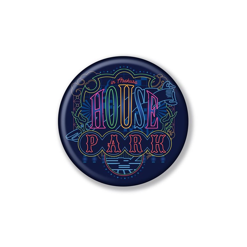 煮ル果実 『HOUSE PARK in浅草』 ロゴ缶バッジ