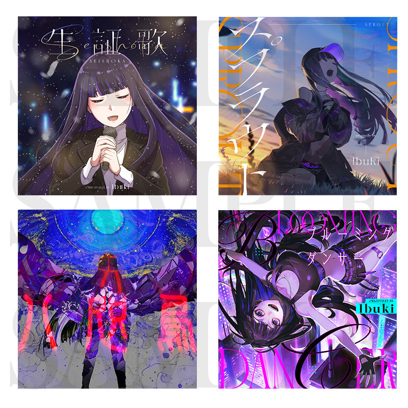 Ibuki　CDジャケットステッカー Vol.2（全4種）