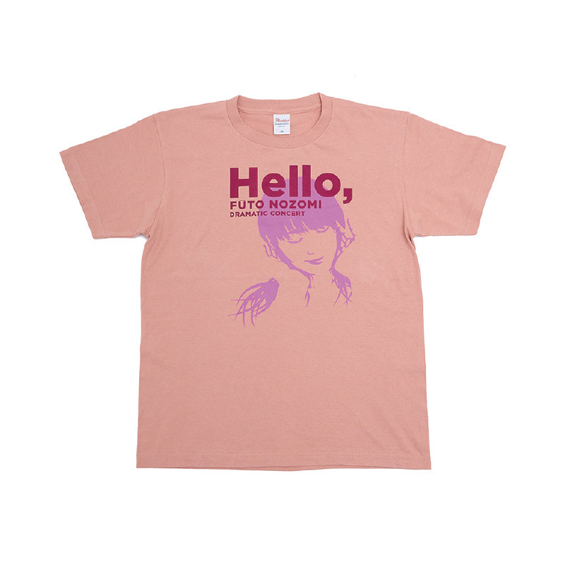 Hello, Tシャツ ［ダスティピンク］