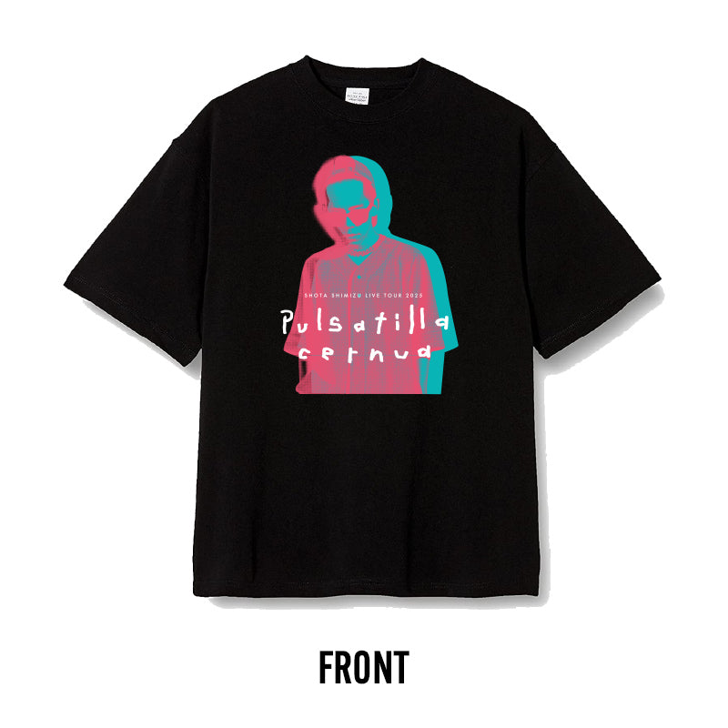 「ゲルぴよ presents SHOTA SHIMIZU LIVE TOUR 2025 'Pulsatilla cernua'」Tシャツ Lサイズ（ピンクxグリーン）