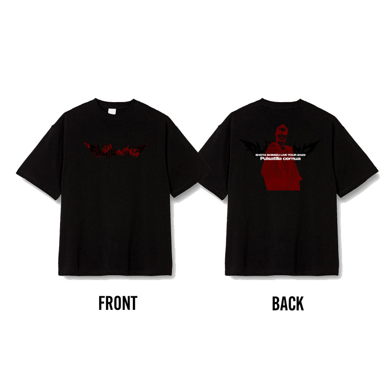 「ゲルぴよ presents SHOTA SHIMIZU LIVE TOUR 2025 'Pulsatilla cernua'」Tシャツ Lサイズ（レッド）
