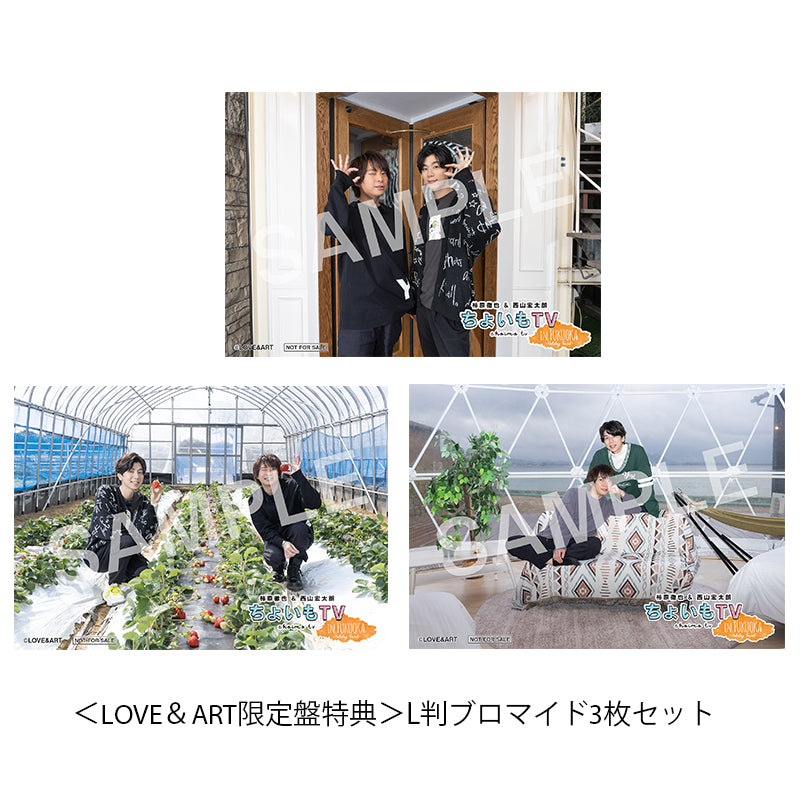 Blu-ray「柿原徹也＆西山宏太朗『ちょいもTV』in FUKUOKA～Holiday Travel～」LOVE&ART限定盤
